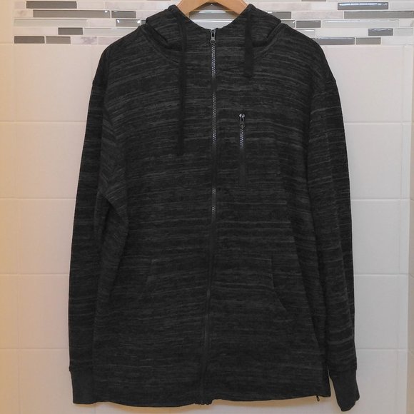 Shouthouse Other - Men's Shouthouse Black/Dark Gray Full Zip Hoodie